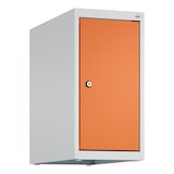 thumbnail of C+P Aufsatzschrank Classic PLUS, 1 Abteil, HxBxT 50x25x50cm, Zylinderschloss, Hellgrau/Reinorange von PROREGAL