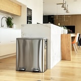 thumbnail of Kitchen Move Poubelle De Cuisine A Pédale Tri Sélectif - Acier 60l (30+30) Major