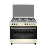 thumbnail of Wiggo WO-E905R(CX) Serie 5 - Gasfornuis - Créme Rvs