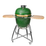 thumbnail of Tarrington House Kamado houtskoolbarbecue Naggado, Ø 54 cm, opbergtafel, verrijdbaar, keramiek/roestvrij staal, groen