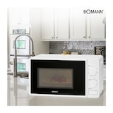 thumbnail of Bomann MW 6014 CB Arbeitsplatte Solo-Mikrowelle 20 l 700 W Weiß