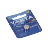 thumbnail of 5x Varta Knopfzelle Electronics V 13 GA / A76 / LR 44 Alkaline 1,5 V 1er Blister