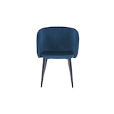 thumbnail of Mobiliara Fauteuil Carole velours bleu  - Livré monté