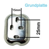 thumbnail of Edelstahl Ersatzrollenhalter Bad Rollenhalter matt gebürstet hochkant