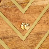 thumbnail of vidaXL Nachttische 2 Stk. Braun und Schwarz Massivholz Mango