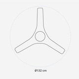 thumbnail of Ventilador de Techo Negro 132cm | UNIVERSALBLUE