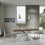 thumbnail of Volantis Premium Ausziehtisch 180/284x90 cm Natur-Eiche weiße Beine