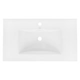 thumbnail of ECD Germany Einbauwaschbecken Keramik Weiß 810×465×175 mm, mit Überlauf, inkl. Ablaufgarnitur