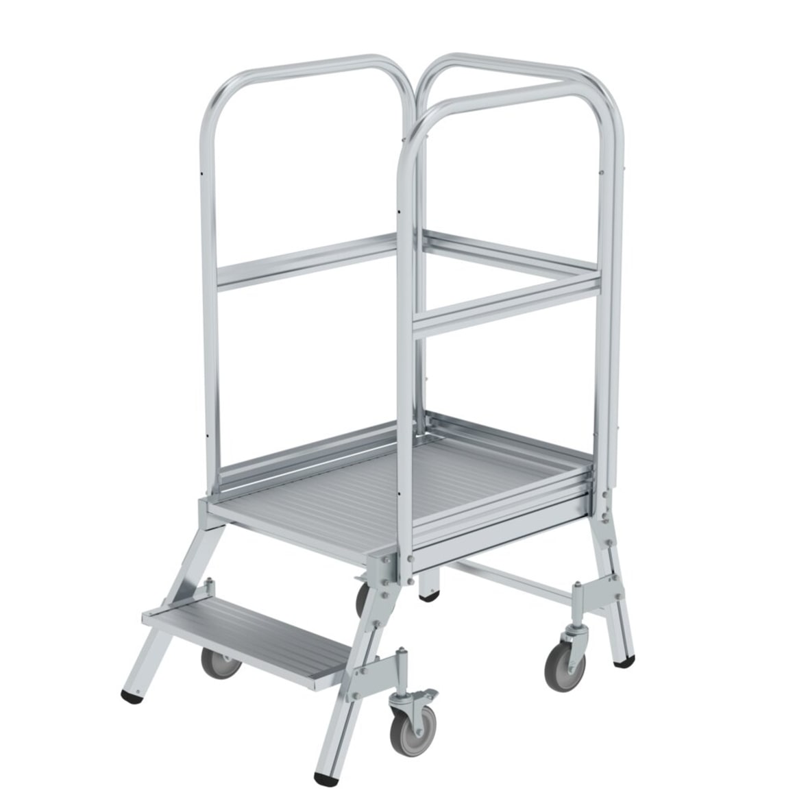 Podesttreppe 50102 einseitig 2 Stufen