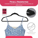 thumbnail of Percha Terciopelo | Color Negro | Antideslizantes y Resistentes | Perchas para Ropa | Diseño Elegante | 80 Unidades |