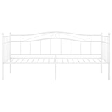 thumbnail of vidaXL Schlafsofa Bettgestell Weiß Metall 90x200 cm