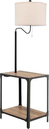 thumbnail of COSTWAY Stehleuchte mit Tisch, 144 cm Stehleuchte 360° Drehbar, Stehleuchte mit E27 Lampe (Nicht Enthalten) & USB