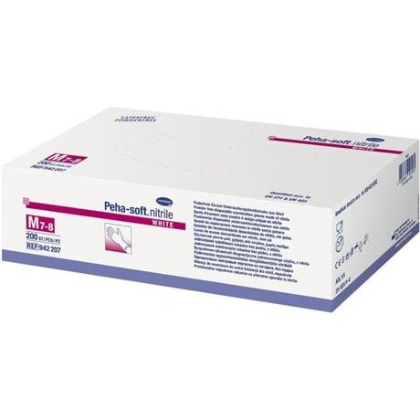 Peha-soft® nitrile white powderfree Gr. M