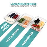 thumbnail of Ensemble de boite à repas en verre 3 pièces Classbach C-FHDM4021G