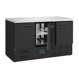 thumbnail of Polar G-Series Dreitüriger Kühltisch Schwarz 400Ltr