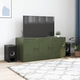 thumbnail of vidaXL TV-Schrank Olivgrün 99x39x44 cm Stahl