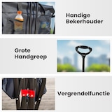 thumbnail of IvoQ Premium Bolderkar Opvouwbaar - Extra Degelijk & Hoge Kwaliteit - 120KG Draagkracht - Brede Wielen - Zwart