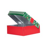 thumbnail of VEPATIM 95 Keksbox Gebäckkarton mit Alubeschichtung "Weihnachten" 220 x 220 x 80mm