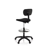 thumbnail of Arbeitsstuhl / Arbeitshocker TOP WORK 05 Stoff schwarz hjh OFFICE