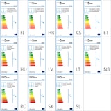 thumbnail of vidaXL Kronleuchter mit Kristallperlen Silbern Rund 5 x E14
