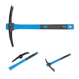 thumbnail of Mini Kreuzhacke Fiberglasstiel, Spitz / Querschneide 500g, Spitzhacke