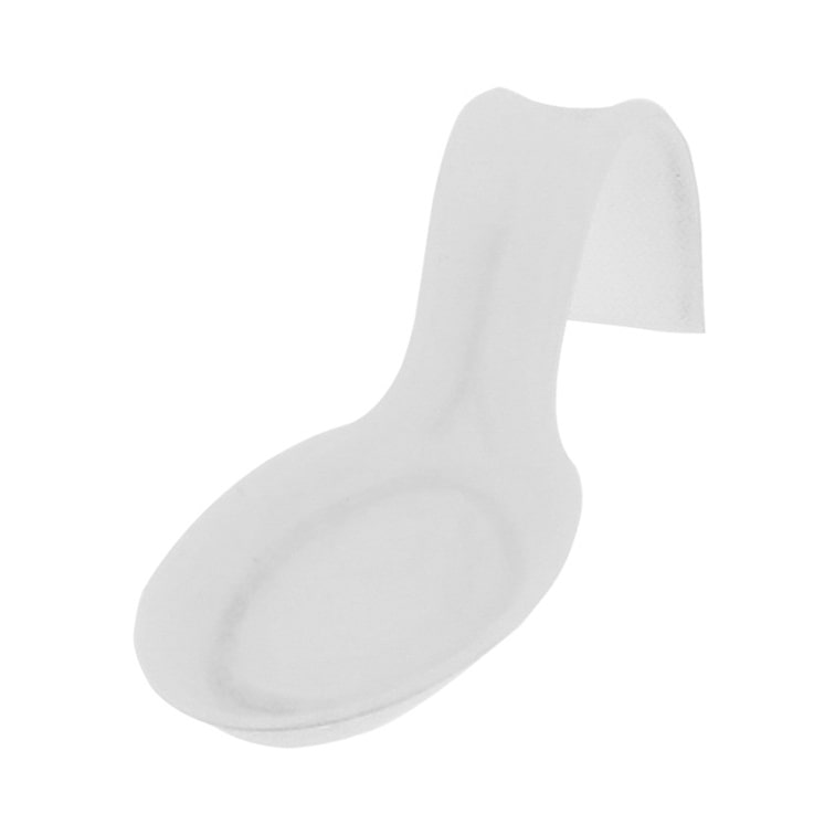 MONOUSO - Mini Suikerriet Lepel Wit 12x4cm (50 Stuks)