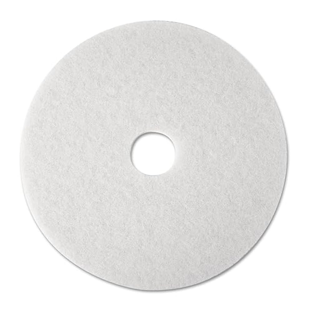 Pack 5 Discos de Limpieza de Suelos (Blanco - Fibra Muy Blanda) - Ideal para el pulido de pavimentos de múltiples materiales