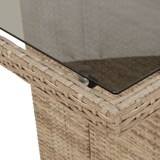 thumbnail of vidaXL 9-tlg. Garten-Essgruppe mit Kissen Beige Poly Rattan