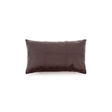 thumbnail of Bazar Bizar Housse de coussin en cuir 30x50 cm chocolat
