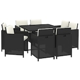 thumbnail of Helloshop26 - Conjunto de comedor de 9 piezas de resina tejida negra con cojines muebles de salón y comedor de jardín 02_0014919