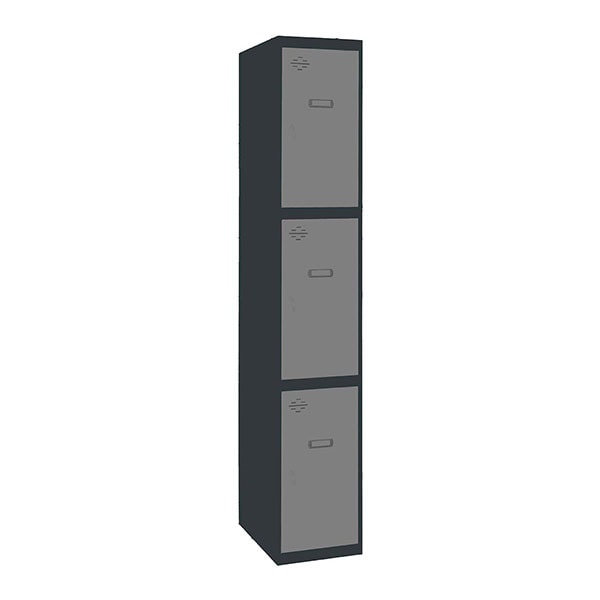 SimonRack Spind Schrank, Metallschrank, Schließfachschrank, Schloss, 1800x400x500 mm  - Simonlocker