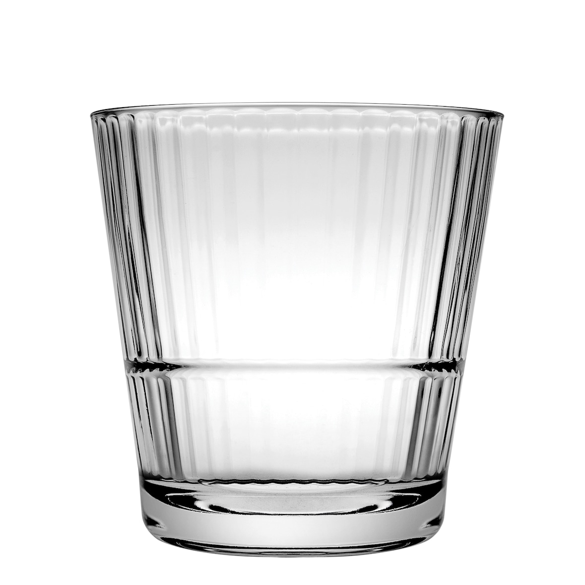 Pasabahce - Whiskyglas Grande Sunray, 0,39 ltr., Ø 6,7 cm, Set á 12 Stück, Glas