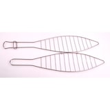 thumbnail of BURI Edelstahl Fischbräter Grill-Fischklammer Grillklammer Fischzange Grillhilfe