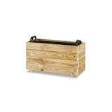 thumbnail of HORTALIA Jardinera rectangular Ghio 70x30x40 en madera tratada para exterior