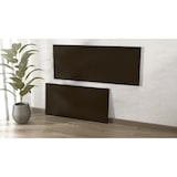 thumbnail of ALLboards Tableau en liège noir 100×40 cm Cadre en bois laqué NOIR