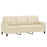 thumbnail of vidaXL 3-Sitzer-Sofa Creme 180 cm Kunstleder