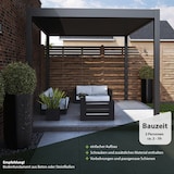 thumbnail of Weide Classic | Pergola Aluminium freistehend | 3 x 3,6 M | Lamellendach anthrazit