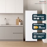 thumbnail of homeX Gefrierschrank No Frost, Tiefkühlschrank groß - 161 Liter, 4-Sterne Gefrieren, Super-Frost-Funktion, FSN1611E-W