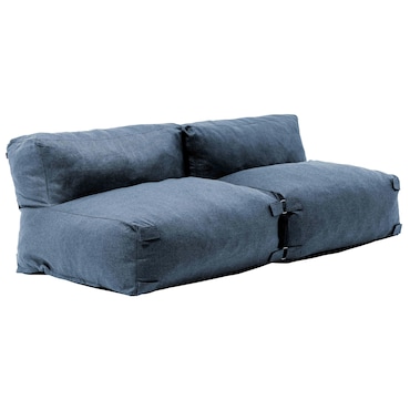 Conjunto de jardín modular 2 plazas Pacific azul