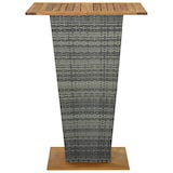 thumbnail of vidaXL 5-tlg. Gartenbar-Set mit Kissen Poly Rattan Grau
