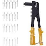 thumbnail of Pistola de rebites rebitador Brocas de 4 tamanhos 2,4 mm 3,3 mm 4,0 mm 4,8 mm para uso industrial e doméstico, rebites incluídos