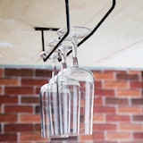 thumbnail of Support de verres à pied noir Olympia 254 mm