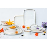 thumbnail of MÄSER Gourmetset 8-tlg. WEISS mit braunen Punkten, postsicher, Serie PINTAR