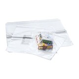 thumbnail of 100x Adhäsionsverschlussbeutel LDPE mit Warntext gelocht 300 x 500mm 40my