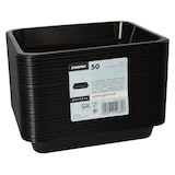 thumbnail of 50 Mikrowellenschalen, PP ungeteilt 935 ml 3,2 cm x 22,7 cm x 17,8 cm schwarz