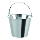 thumbnail of Edelstahleimer PREMIUM, ohne Bodenreifen, mit Maßeinteilung, 10 Liter