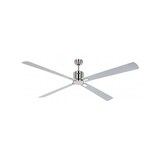 thumbnail of Ventilatore da soffitto CasaFan ECO NEO III 180 BN-WE/LG WIFI con motore cromato spazzolato/pale reversibili in bianco e grigio chiaro