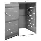 thumbnail of vidaXL Mülltonnenbox für 1 Tonne 69x77,5x112,5 cm Edelstahl