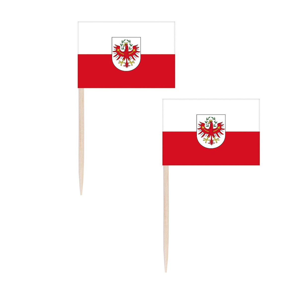 5000x Fahnenpicker "Tirol" 6.8cm