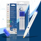 thumbnail of MONEPASS FRANCE - Lot de 3 Stylos détecteur de Faux Billets Spécial EURO